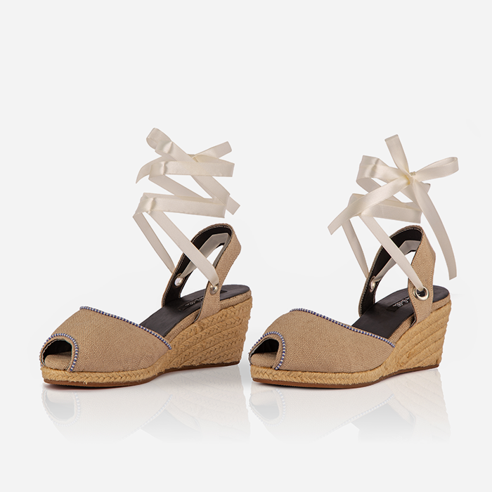 Cream Gaia Espadrilles
