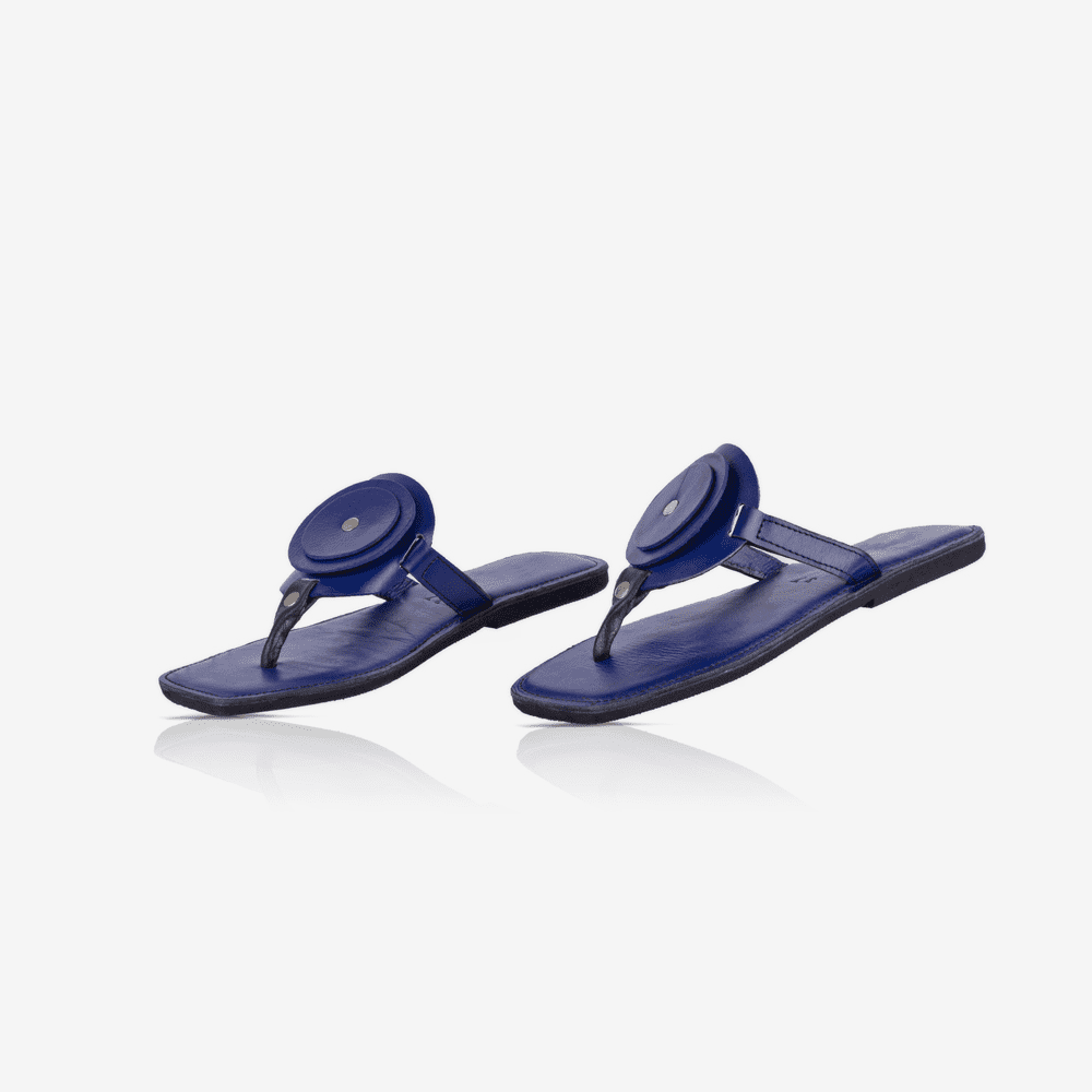 Raha Blue Circle Sandals