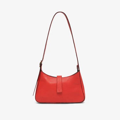 Red Leather Mini Shoulder Bag | Handcrafted in Kenya
