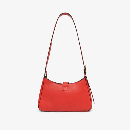 Red Leather Mini Shoulder Bag | Handcrafted in Kenya