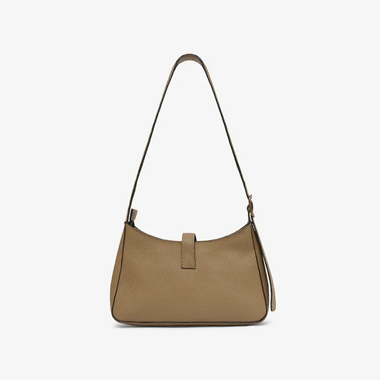 Tan Leather Mini Shoulder Bag | Handcrafted in Kenya