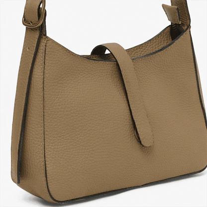 Tan Leather Mini Shoulder Bag | Handcrafted in Kenya