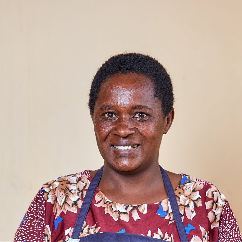 Image of Emily, an Artisan Beader employed by Miriam Bella in Kenya