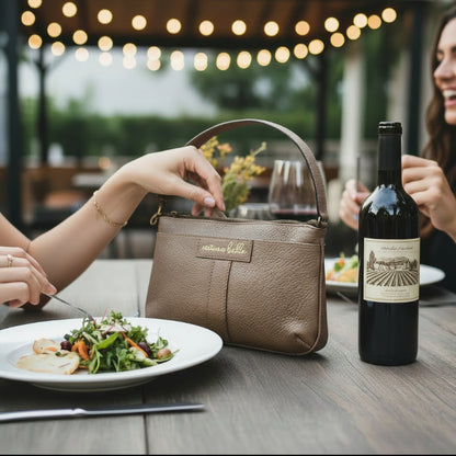 The Asha Moss Leather Mini Tote